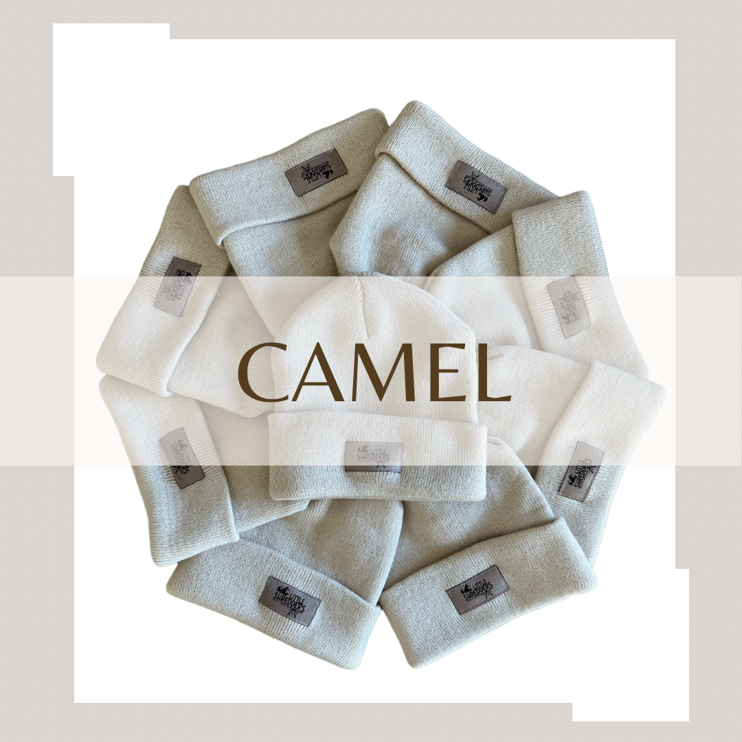 classic beanie. CAMEL