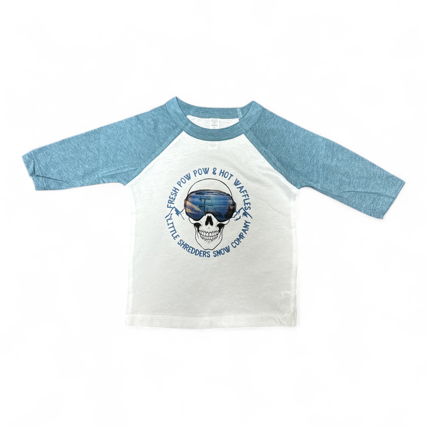 Hot waffles baseball tee